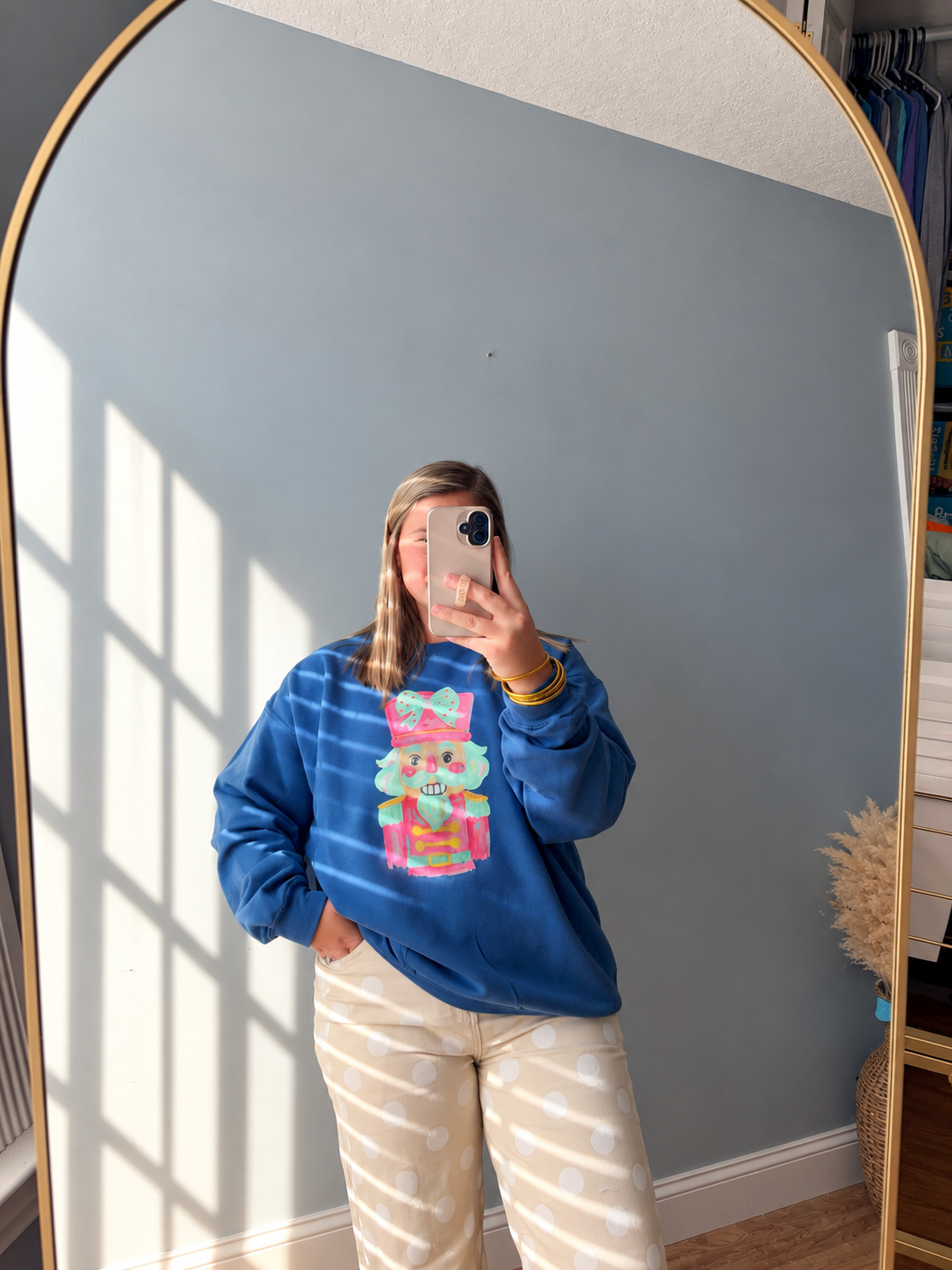 Faux Paint Nutcracker Sweatshirt