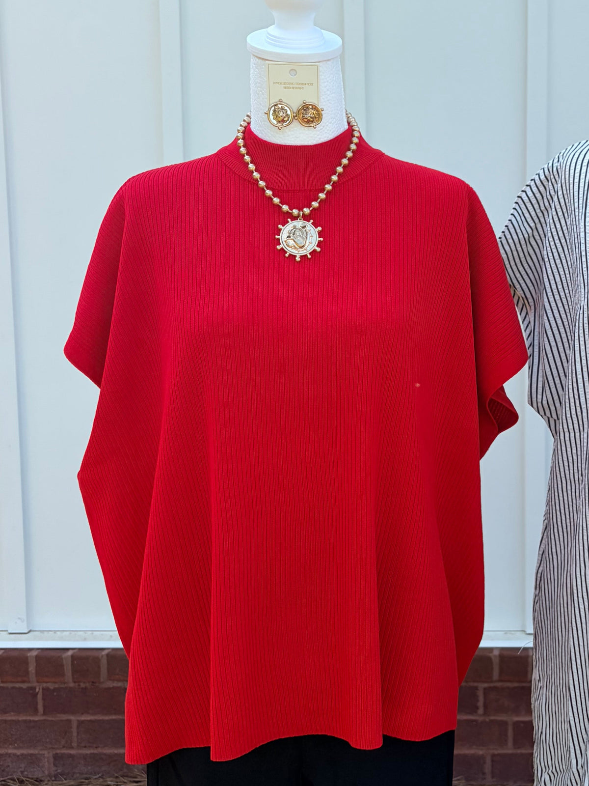 Ruby Mock Neck Boxy Sweater