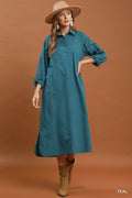 Teal Luxe Midi