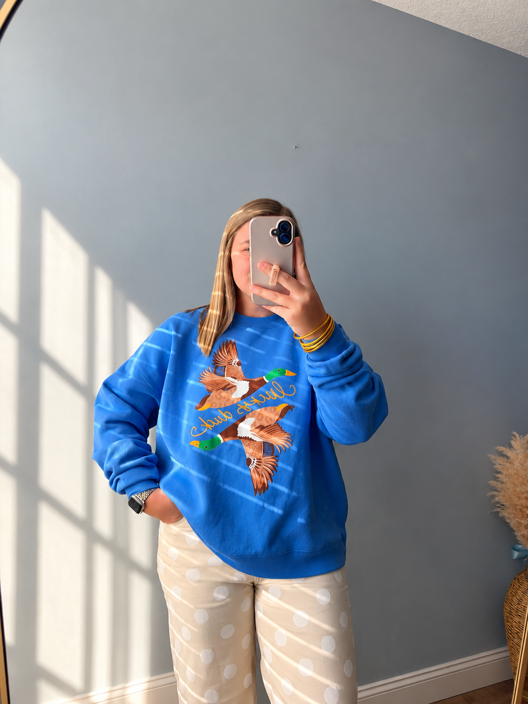 Plus Size Lucky Ducks Sweatshirt