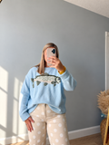 Fish Crew Neck Knit Sweater