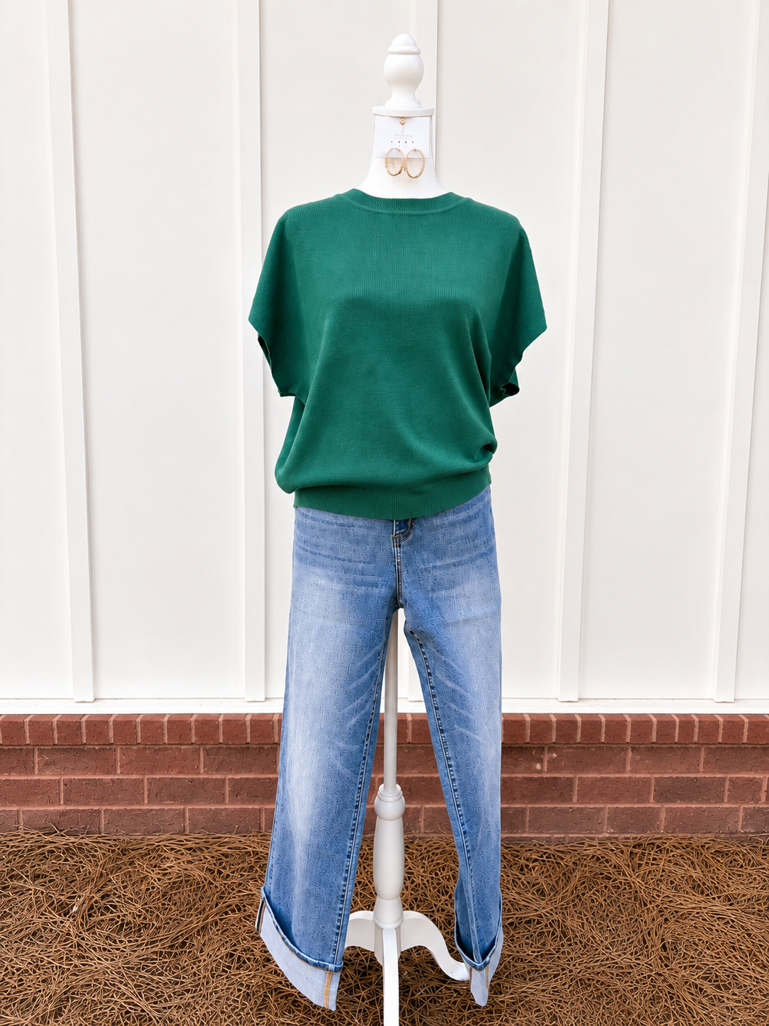 Forest Luxe Dolman Sweater