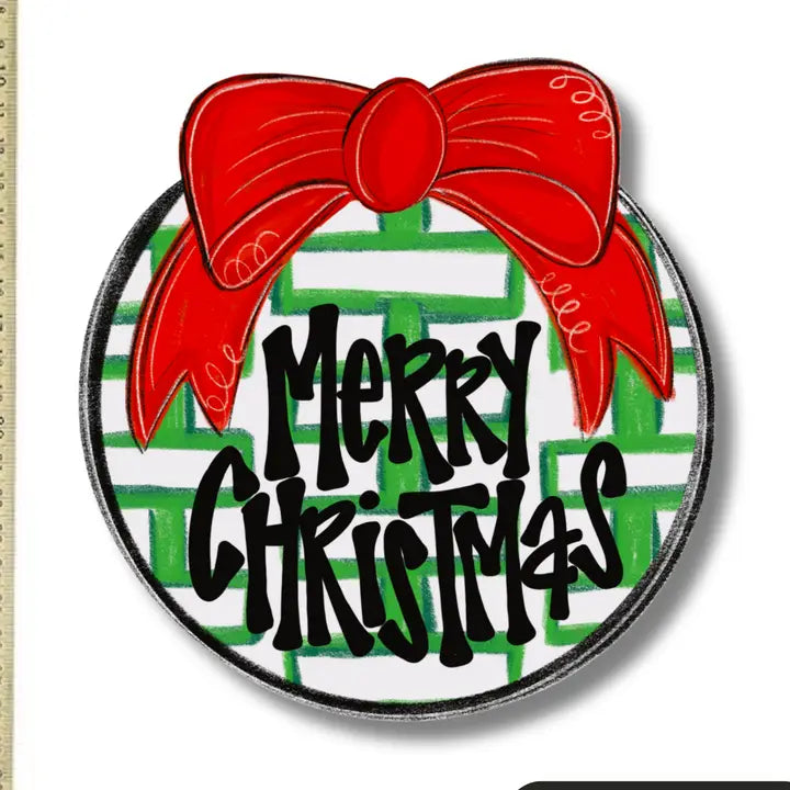 Red Bow Merry Christmas Mini