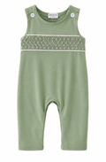 Southern Sage Smocked Romper
