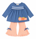 Little Pumpkin Gingham Set