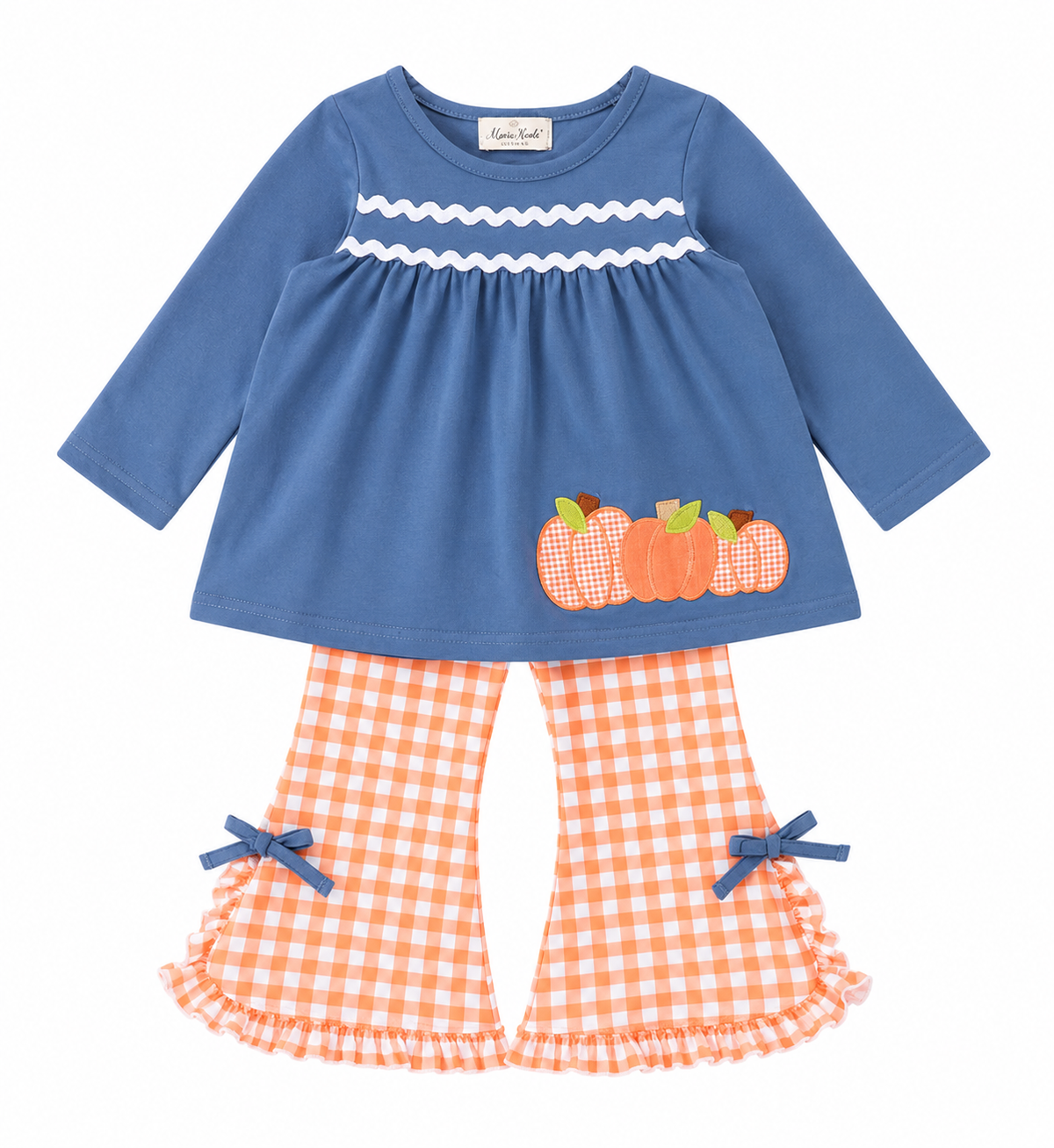 Little Pumpkin Gingham Set