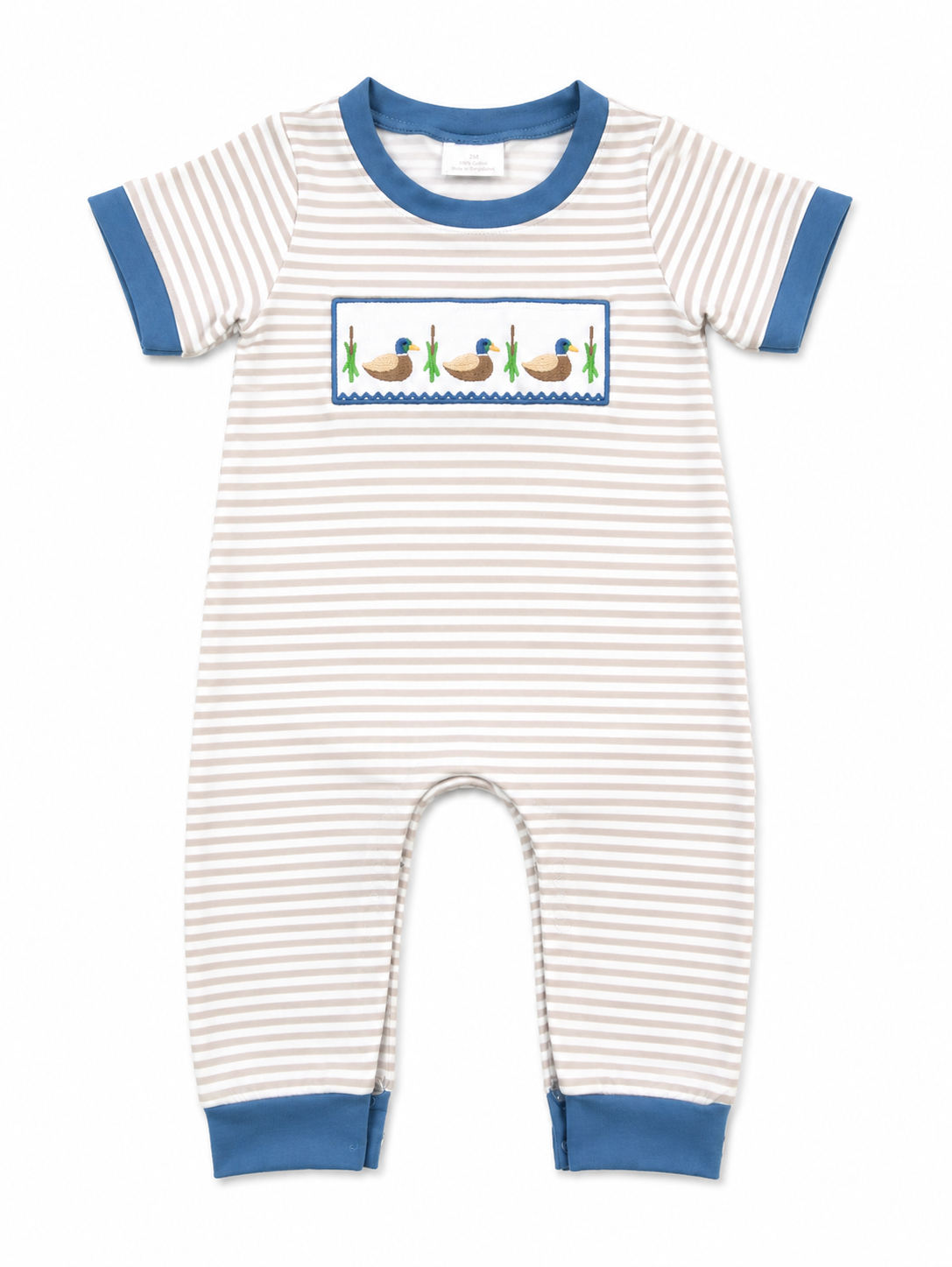 Baby Boy Duck Appliqué Onesie