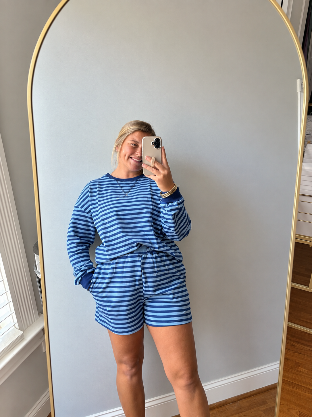 The Blue Skies Striped Set