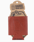 Ga Faux Leather Can Cooler