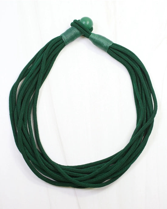 Green Cranston Cord Necklace