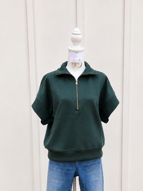 Ash Jade Scuba Half-Zip Pullover