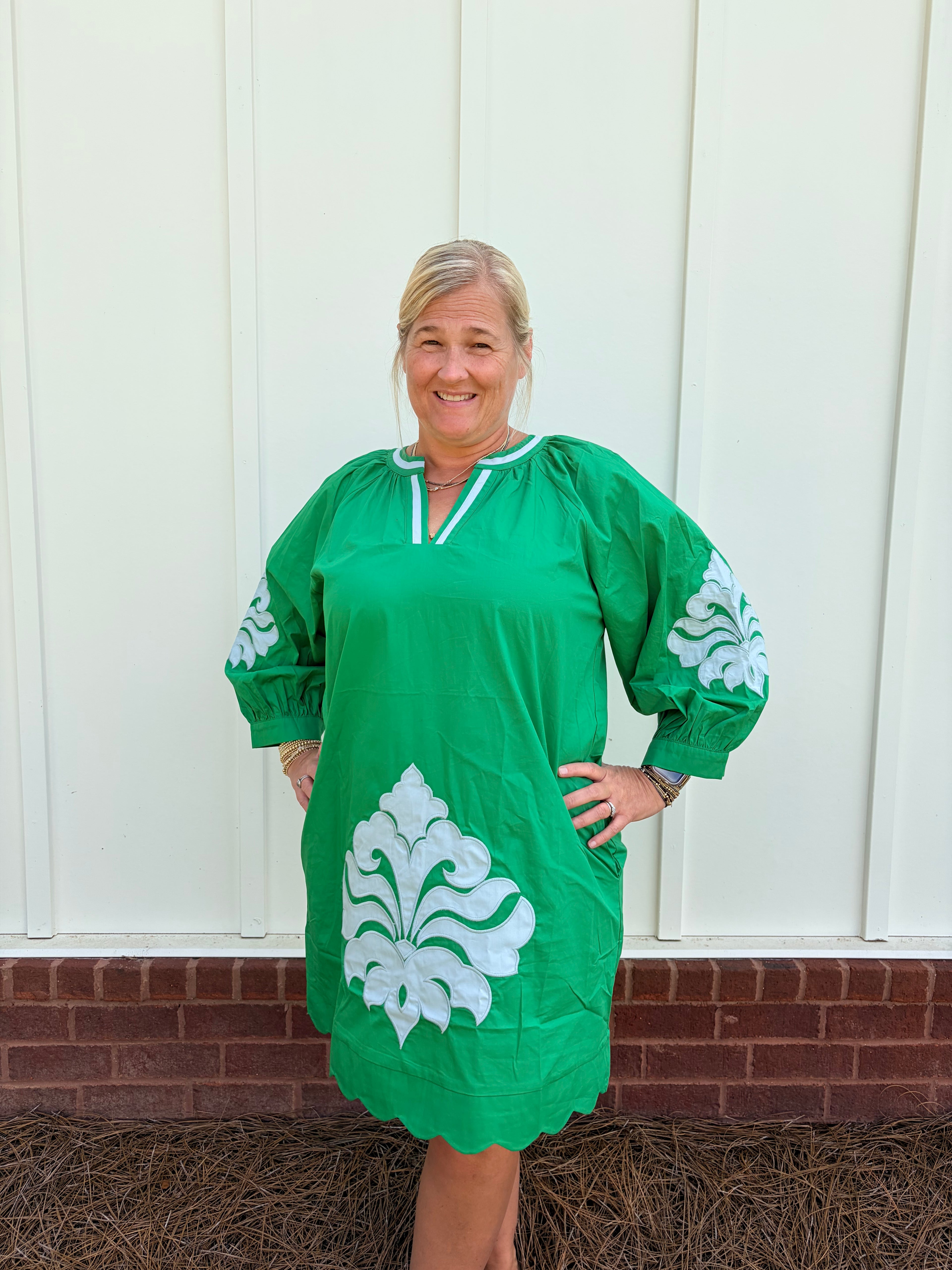 The Savannah Green Dress