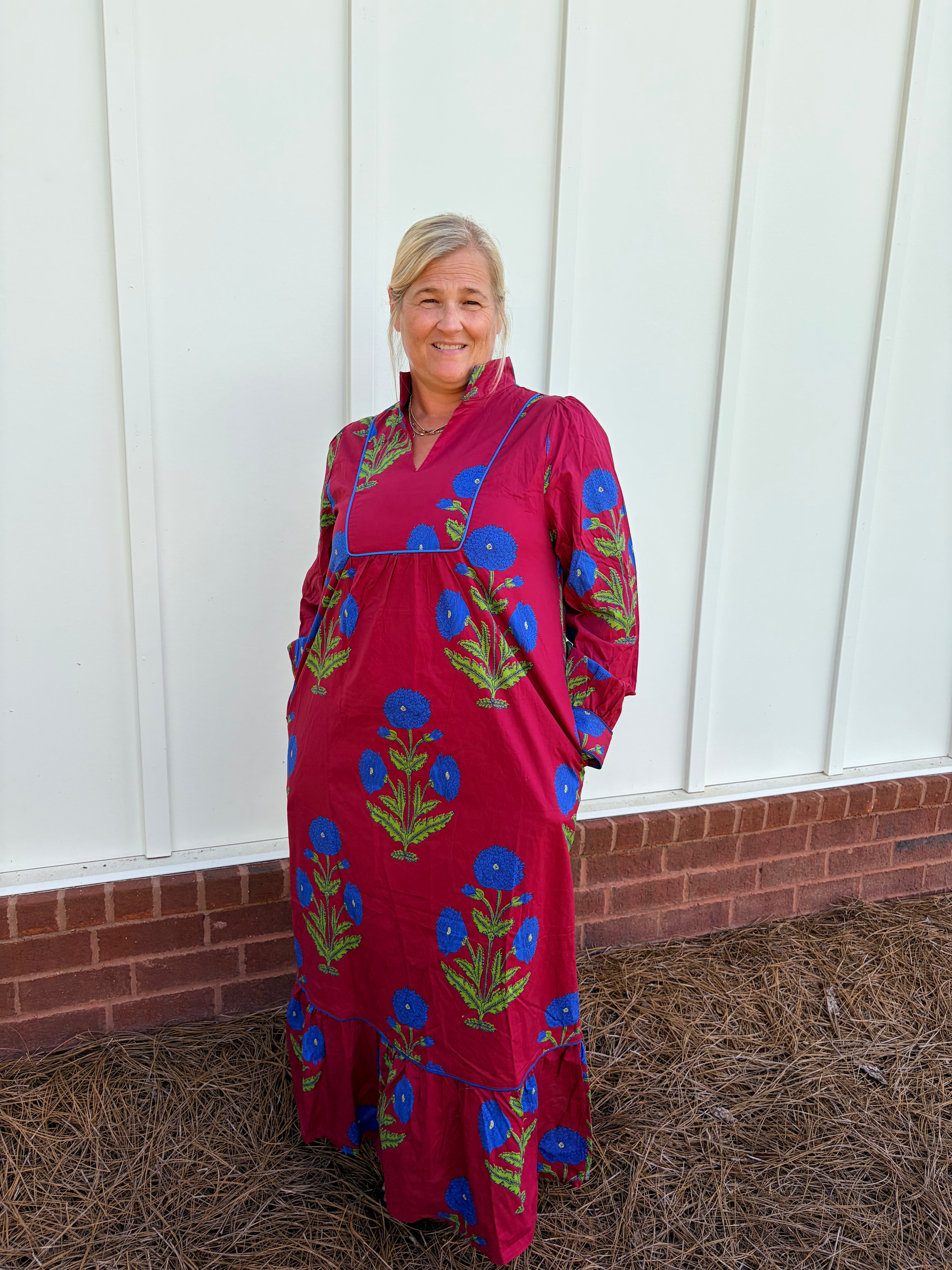 Bold Blooms Maxi Dress