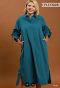 Plus Teal Luxe Midi