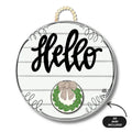 "Hello" Shiplap Door Hanger