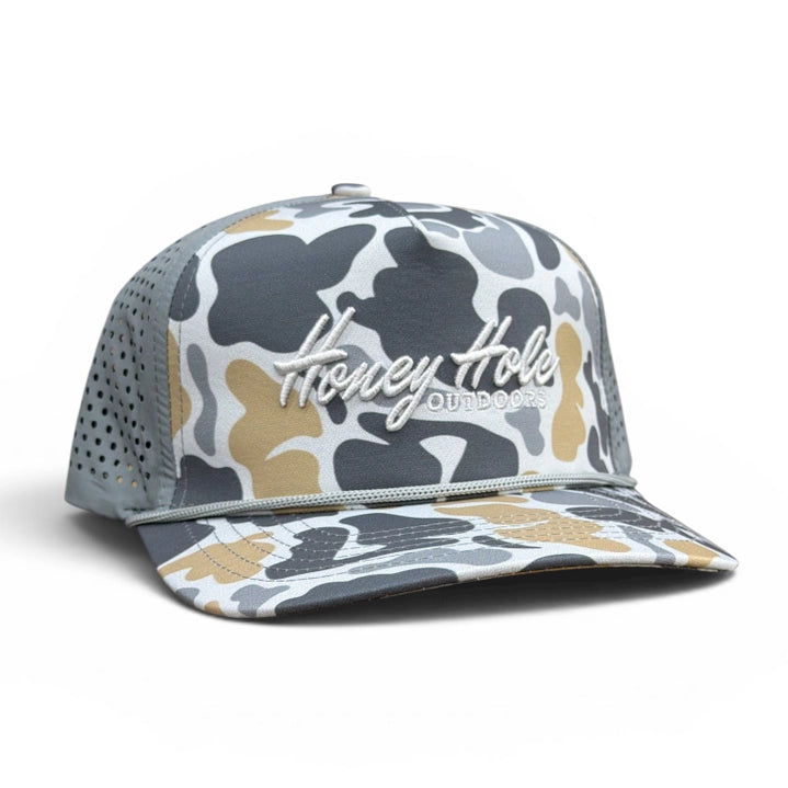 Honey Hole Marsh Camo Rope Hat