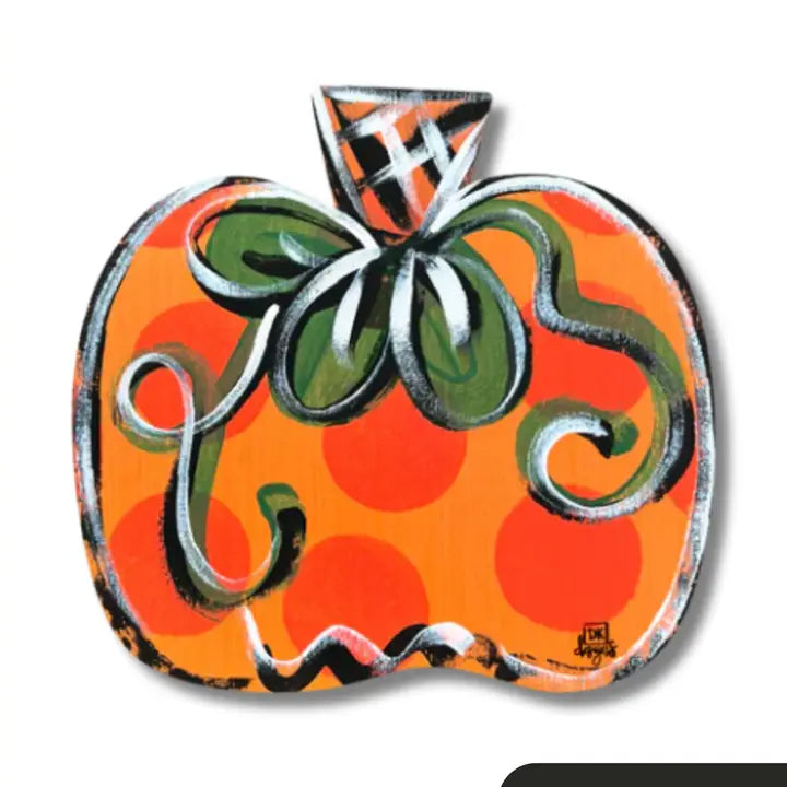 Polka Dot Pumpkin Mini